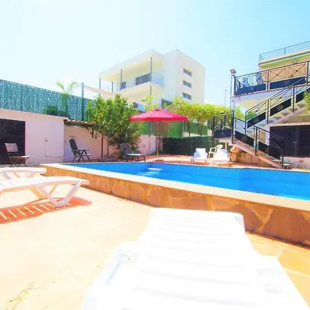 V&v Lloret-villa Jordi Con Aire Acondicionado, Mesa Ping-pong, Piscina, Barbacoa!!