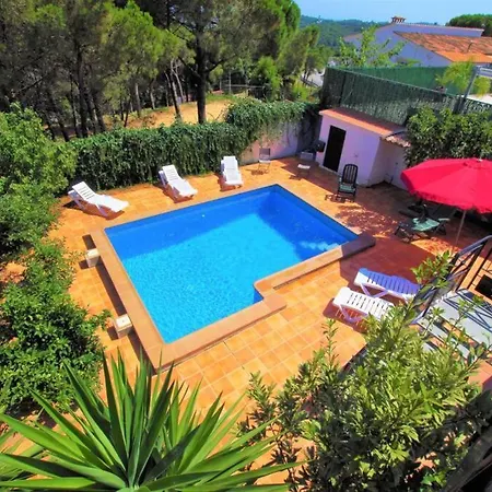 V&v Lloret-villa Jordi Con Aire Acondicionado, Mesa Ping-pong, Piscina, Barbacoa!! Villa Lloret de Mar